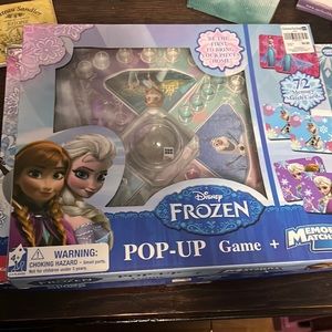 Frozen themed pop up game